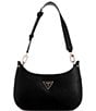 Guess Meridian Mini Top Zip Shoulder Bag, Color:Black - Image 1