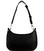 Color:Black - Image 2 - Meridian Mini Top Zip Shoulder Bag