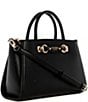 Guess Mimina Girlfriend Satchel Bag, Color:Black - Image 4