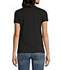 Guess Mini Triangle Short Sleeve T-Shirt, Color:Jet Black - Image 2