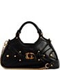 Guess Mintha Small Satchel Bag, Color:Black - Image 1