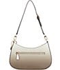 Color:Grey - Image 2 - Noelle Top Zip Shoulder Bag
