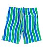 Color:VIP Green Multi - Image 2 - Originals J. Balvin Wavy Striped Shorts