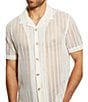 Color:London Fog - Image 3 - Panama Solid Knit Short Sleeve Shirt