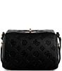 Guess Phoebe Mini Crossbody Bag, Color:Black Logo - Image 2