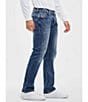 Color:Medium Wash - Image 3 - Regular Fit Straight Leg Denim Jeans