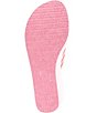 Guess Sabrie Hardware Detail Platform EVA Wedge Thong Sandals - Image 6