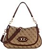 Guess Samantha Logo Flap Shoulder Bag - Image 1