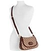 Guess Samantha Logo Flap Shoulder Bag - Image 6
