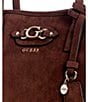 Guess Samantha Suede Girlfriend Satchel Bag - Image 4