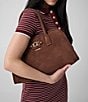 Guess Samantha Suede Girlfriend Satchel Bag - Image 6