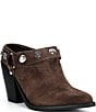 Guess Sashlin Suede Western Mules - Image 1