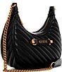 Guess Sela Mini Quilted Crossbody Bag, Color:Black - Image 4