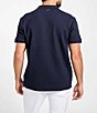 Guess Short Sleeve Aaron Knit Button Down Shirt, Color:Dark Blue - Image 2