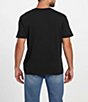 Guess Short Sleeve Basic Live Well T-Shirt, Color:Black - Image 2
