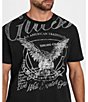 Guess Short Sleeve Basic Live Well T-Shirt, Color:Black - Image 3