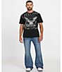 Guess Short Sleeve Basic Live Well T-Shirt, Color:Black - Image 4