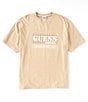 Color:Desert Mud Multi - Image 1 - Short-Sleeve Original Washed Grid Logo T-Shirt