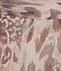 Guess Sibilla Jaguar-Printed Long Sleeve Belted Chiffon Dress, Color:Rust - Image 3