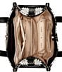 Color:Black Multi - Image 3 - Silvana 2 Compartment Mini Gingham Tote Bag
