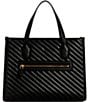 Guess Silvana 2 Compartment Tote Bag, Color:Black - Image 2