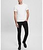 Color:Black - Image 4 - Slim-Fit Tapered Jeans