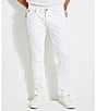 Color:White - Image 1 - Slim Tapered White Jeans