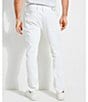 Color:White - Image 2 - Slim Fit Tapered White Jeans