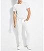 Color:White - Image 4 - Slim Tapered White Jeans