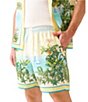 Guess Sunset Riviera Charm Flat Front Drawstring Shorts - Image 4