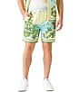 Guess Coordinating Sunset Riviera Charm Flat Front Drawstring Shorts - Image 1