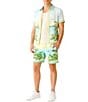 Guess Coordinating Sunset Riviera Charm Flat Front Drawstring Shorts - Image 3