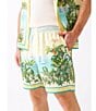Guess Coordinating Sunset Riviera Charm Flat Front Drawstring Shorts - Image 4