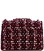 Guess Tali Burgundy Mini Convertible Crossbody Flap Bag, Color:Burgundy - Image 2