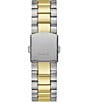 Color:Two Tone/Green - Image 3 - Unisex Conn Analog Two Tone Stainless Steel Bracelet Watch