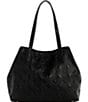 Guess Vikky Signature Logo 2 In 1 Tote Bag, Color:Black Logo - Image 2