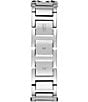 Color:Silver - Image 3 - Women's Analog Rectangular Case Stainless Steel Bracelet Watch