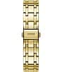 Color:Gold - Image 3 - Women's Cosmo Analog Crystal Gold Tone Stainless Steel Bracelet Watch