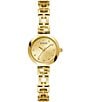 Guess Women's Lady Analog Gold Tone Stainless Steel Bracelet Watch, Color:Gold - Image 1