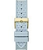 Color:Blue - Image 3 - Women's Multifunction Crystal Blue Silicone Strap Watch