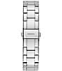 Guess Women's Multifunction Pink Dial Silver Stainless Steel Bracelet Watch, Color:Silver - Image 2