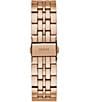 Color:Rose Gold - Image 3 - Women's Multifunction Rose Gold Glitz Stainless Steel Bracelet Watch