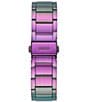 Color:Oil Slick - Image 3 - Women's Quartz Analog Oil Slick Stainless Steel Bracelet Watch