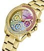Color:Gold - Image 4 - Women's Sol Gold-Tone Multifunction Bracelet Watch
