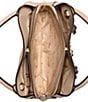 Guess Zaria Small Girlfriend Floral Satchel Bag, Color:Sit Taupe - Image 3
