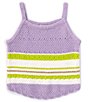 Color:Multi - Image 1 - Big Girls 7-16 Crochet Tank Top