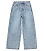 Color:Medium Stone - Image 1 - Big Girls 7-16 Embellished Denim Jeans