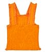 Color:Orange - Image 2 - Big Girls 7-16 Fringe Tank Top