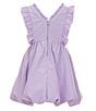 Color:Lilac - Image 2 - Little Girls 2T-6 Babydoll Bubble Dress