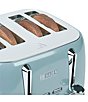 Color:Blue - Image 5 - Brighton 4 Slice Toaster Stainless Steel Wide Slot with Removable Crumb Tray and Control Settings
